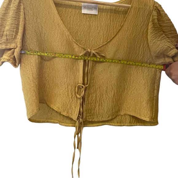 Maison Cleo made in France gold silk Annie blouse INCREDIBLY RARE - Picture 11 of 12